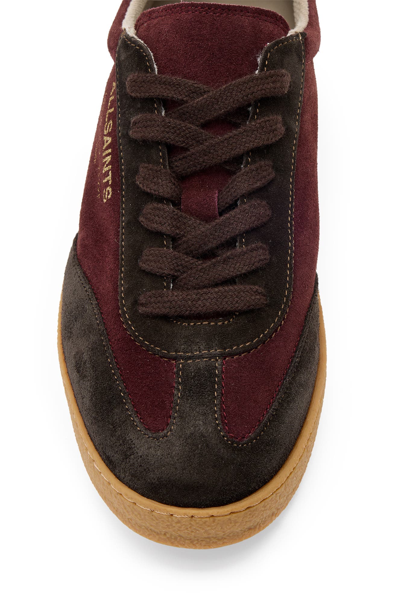 Thelma Metallic Sneaker, Alternate, color, TITAN RED/ BROWN