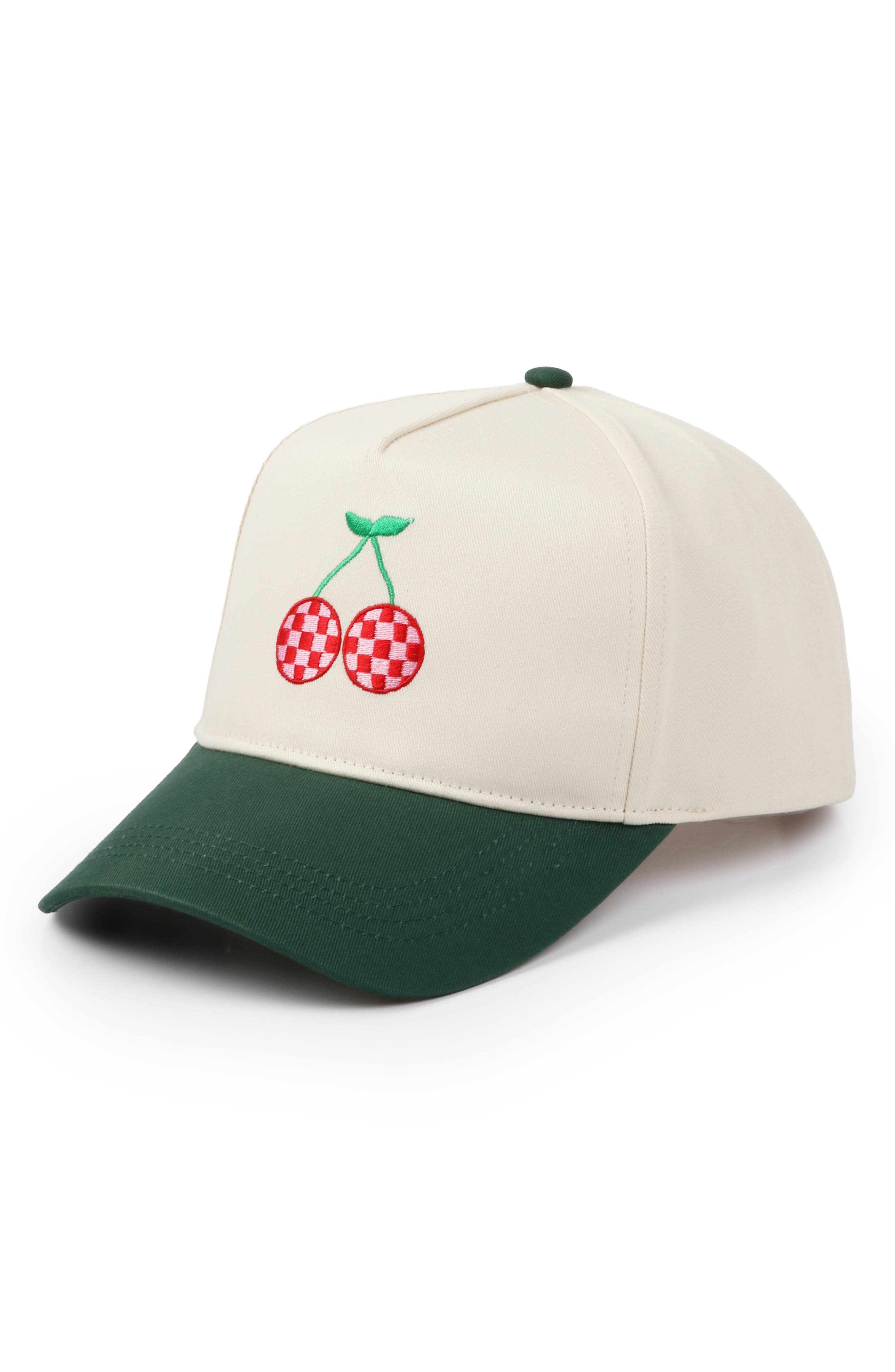 David & Young Cherry Embroidered Baseball Cap