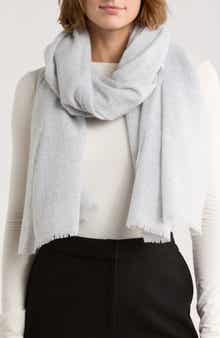 Vince Wool & Cashmere Frayed Scarf