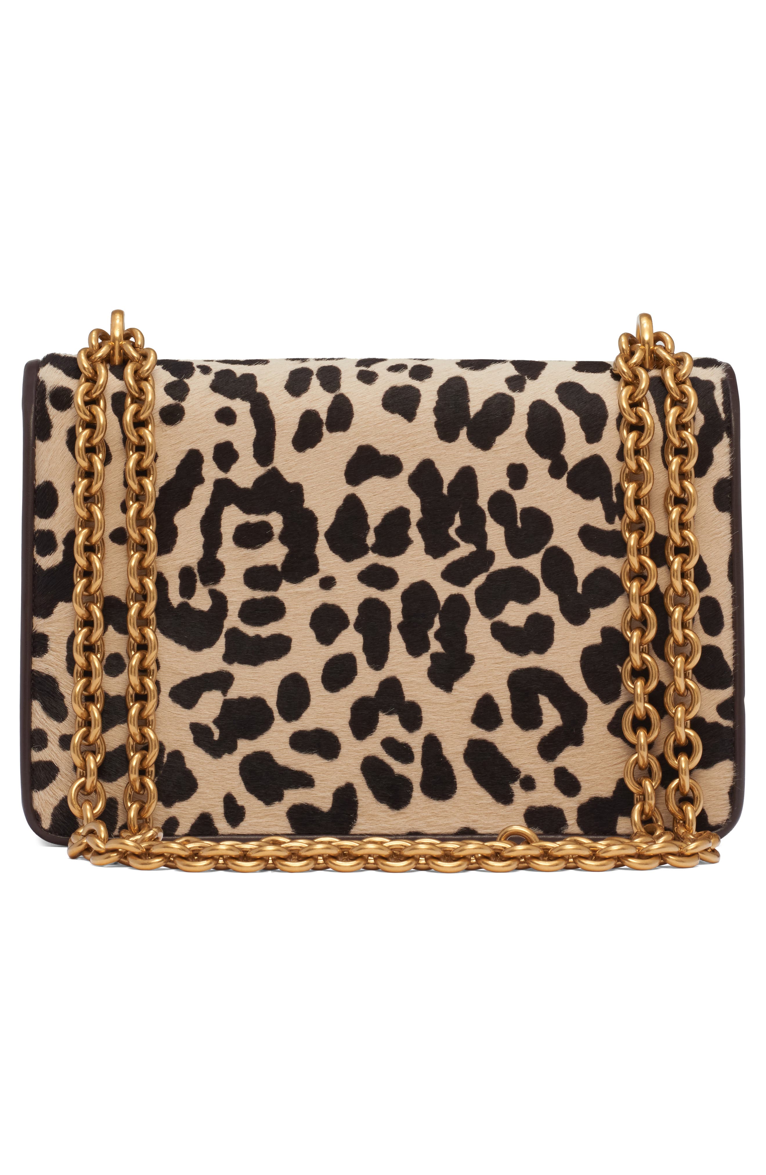 Valentino Garavani Vain VLOGO Genuine Calf Hair Shoulder Bag, Alternate, color, Testa Di Moro/ Oak Brown