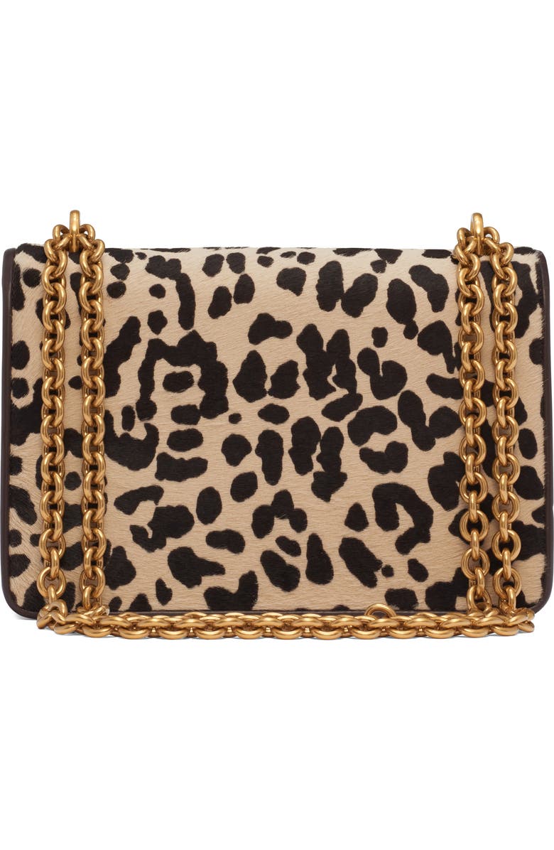 Valentino Garavani Vain VLOGO Genuine Calf Hair Shoulder Bag, Alternate, color, Testa Di Moro/ Oak Brown