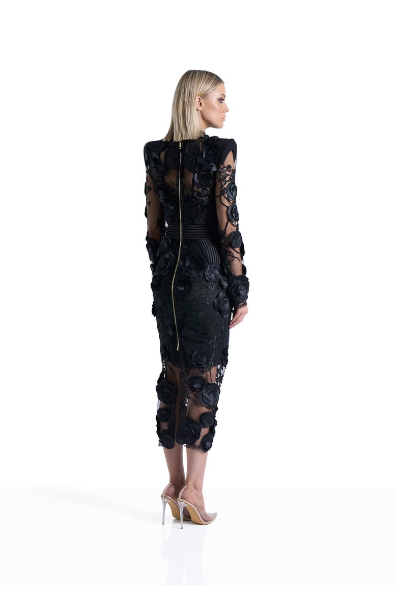 The Vendetta Dress, Alternate, color, BLACK