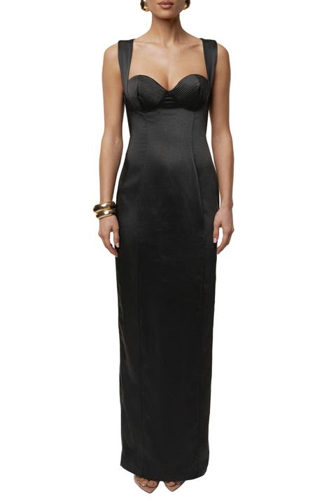 Amour Satin Maxi Dress
