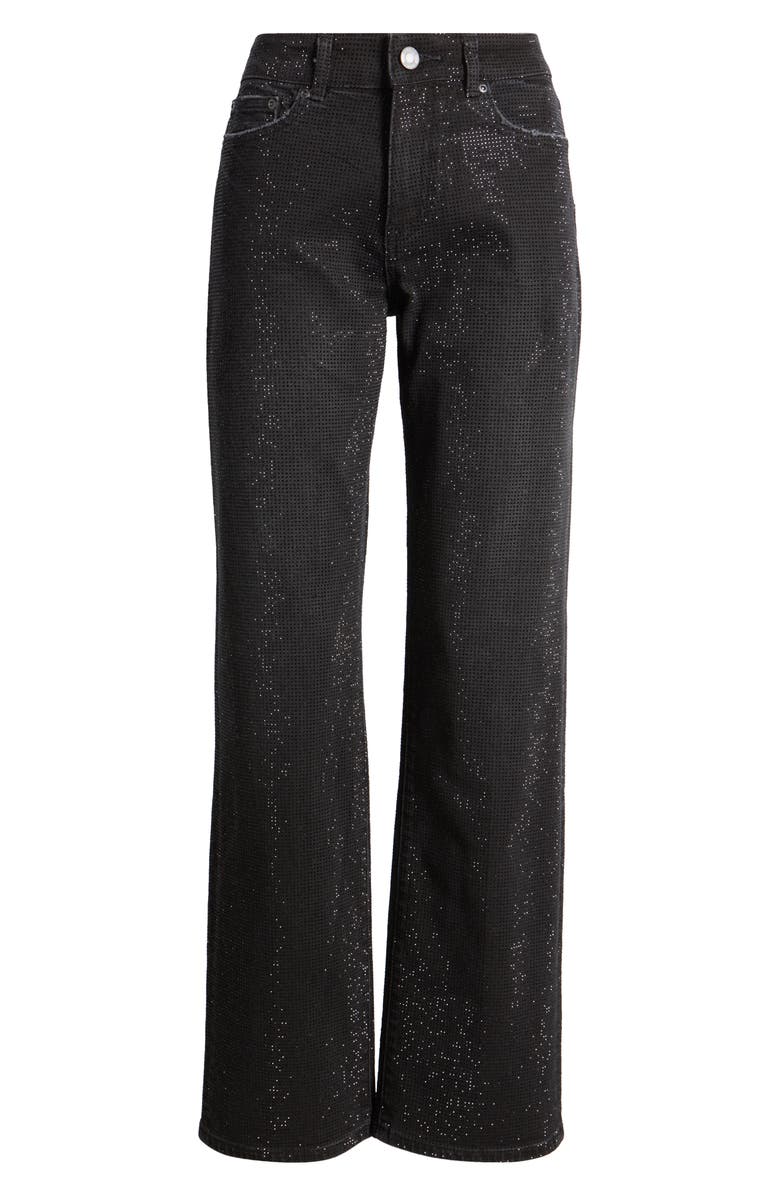 PURPLE BRAND Crystal Slim Straight Leg Jeans, Alternate, color, Black