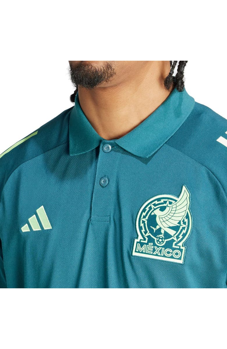 adidas Men's adidas  Green Mexico National Team 2024 Raglan Polo, Alternate, color, 