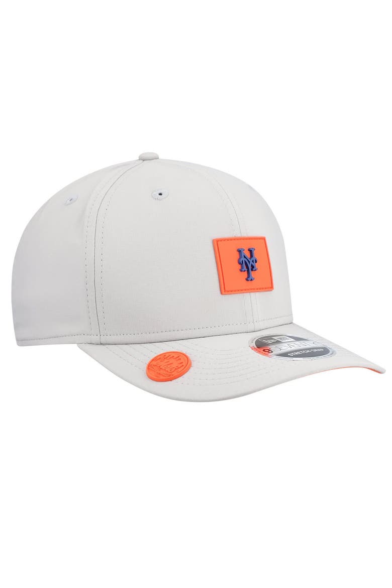 Men's New Era  Gray New York Mets 2026 Clubhouse 9SEVENTY Adjustable Hat, Alternate, color, Gray