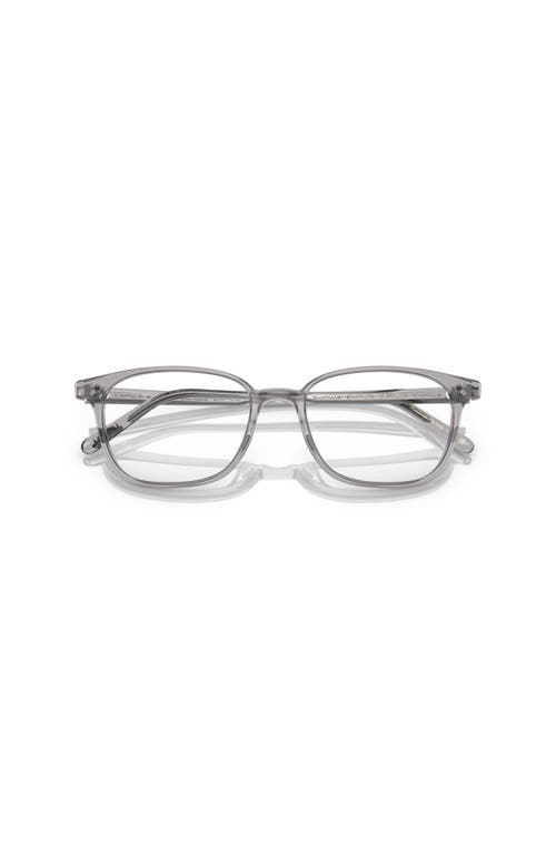 Oliver Peoples 51mm Square Optical Glasses In Gray