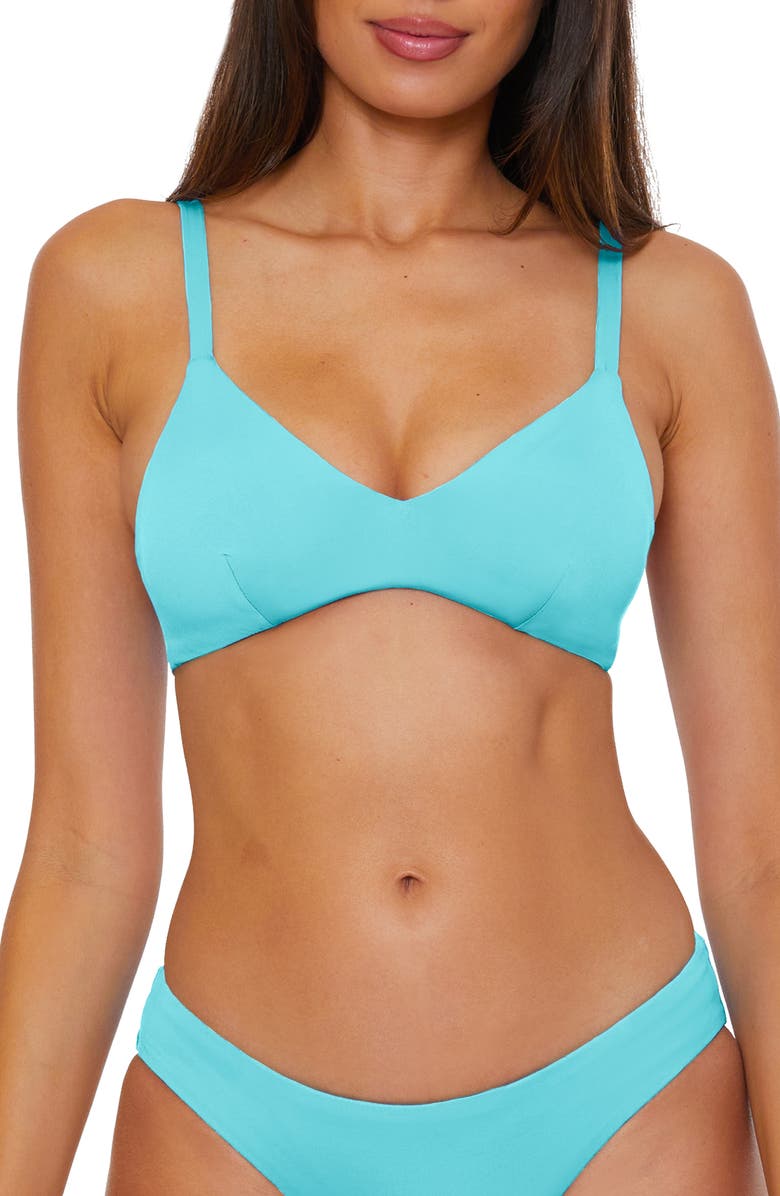 Becca Reversible Bikini Top, Alternate, color, Ocean/ Oasis