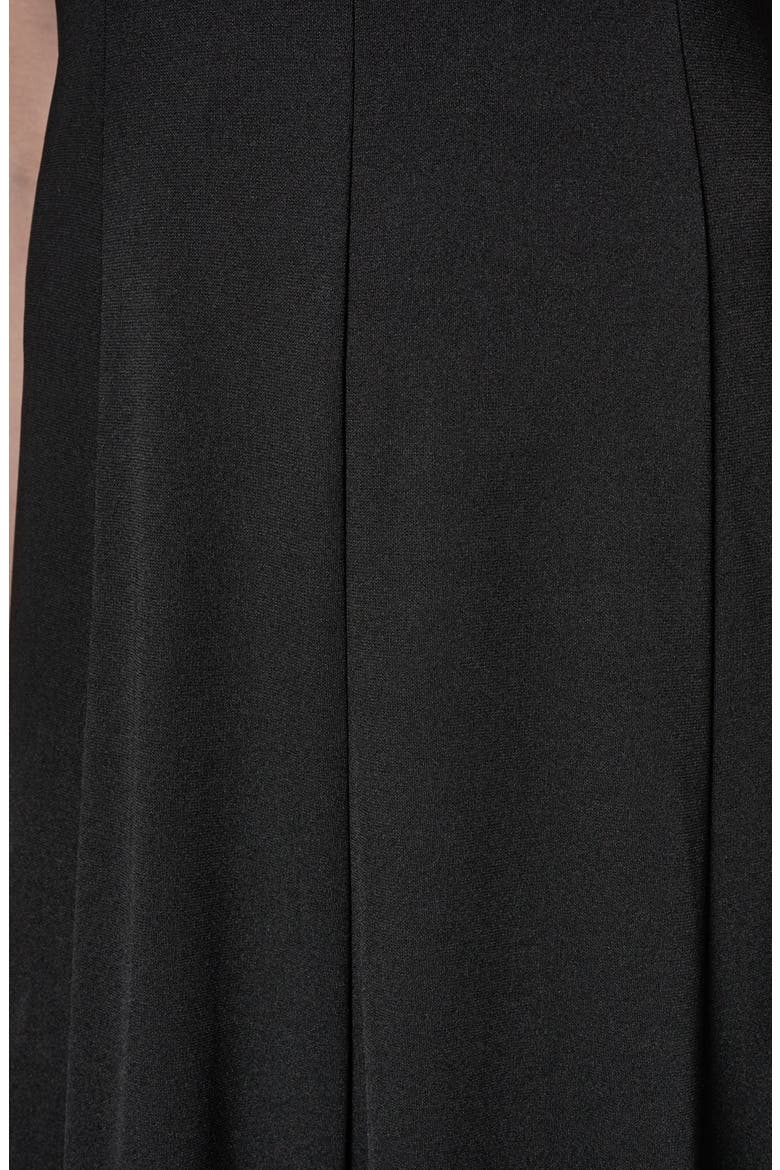 Keyhole Hardware Halter Dress, Alternate, color, BLACK