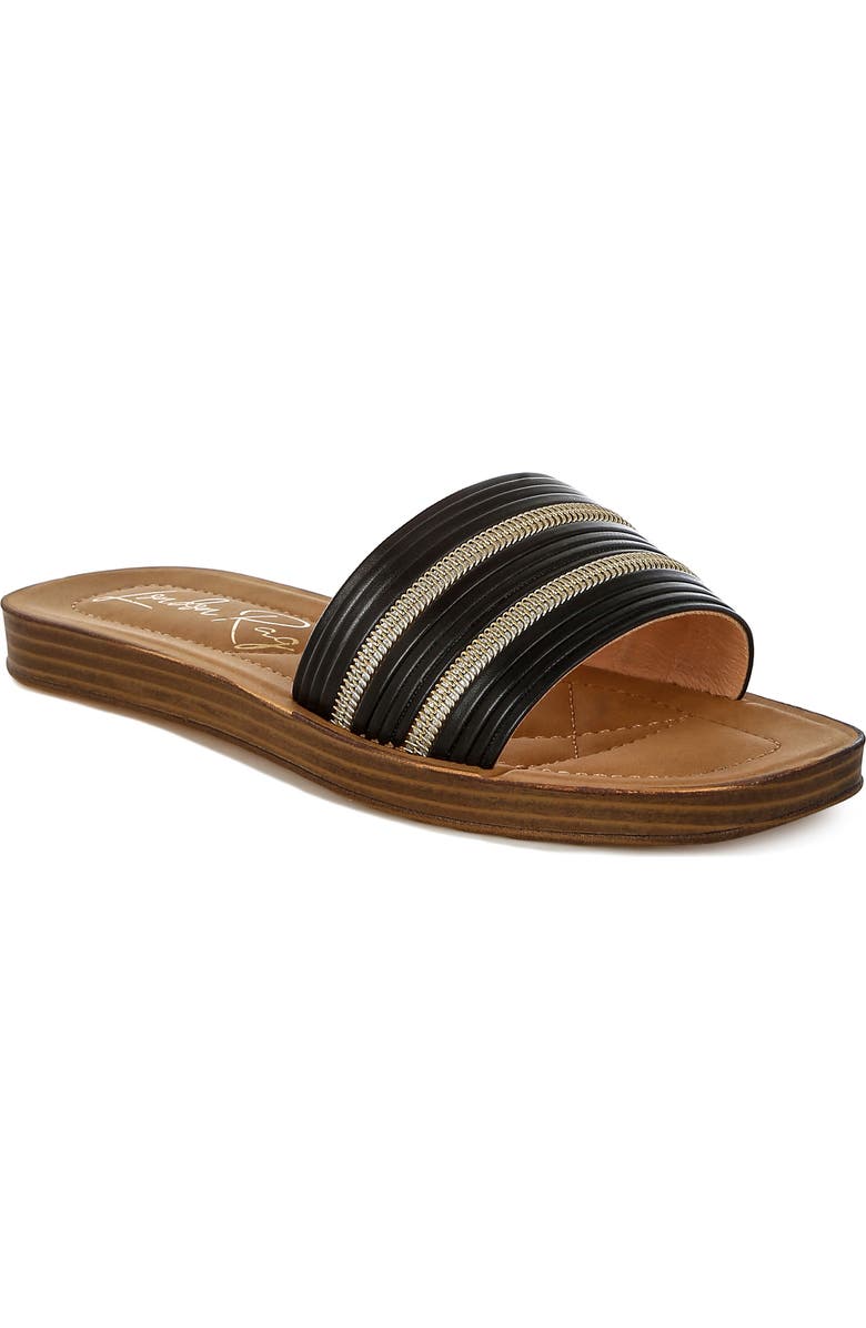 LONDON RAG Zosaya Slide Sandal, Main, color, Black