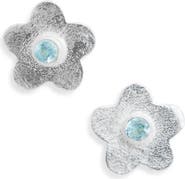SHANA CAVE Small Flower Stud Earrings