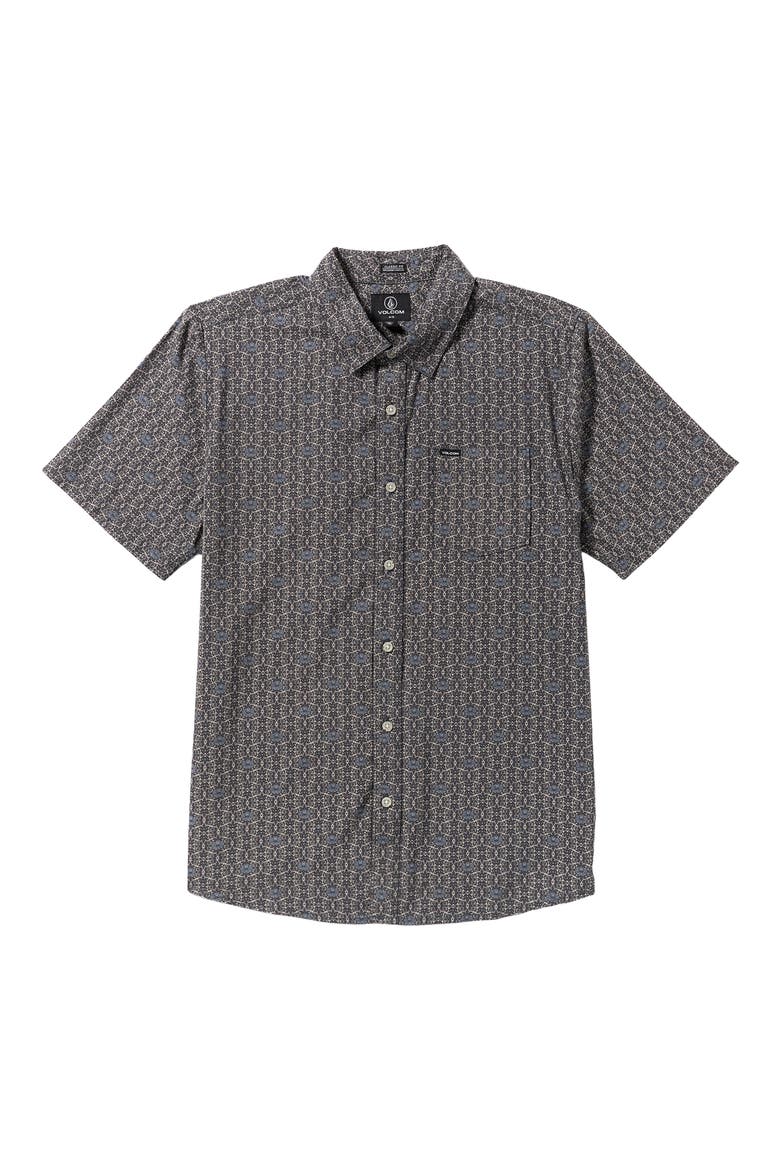 Scaler Stone Short Sleeve Button-Up Shirt, Main, color, MIDNIGHT BLUE
