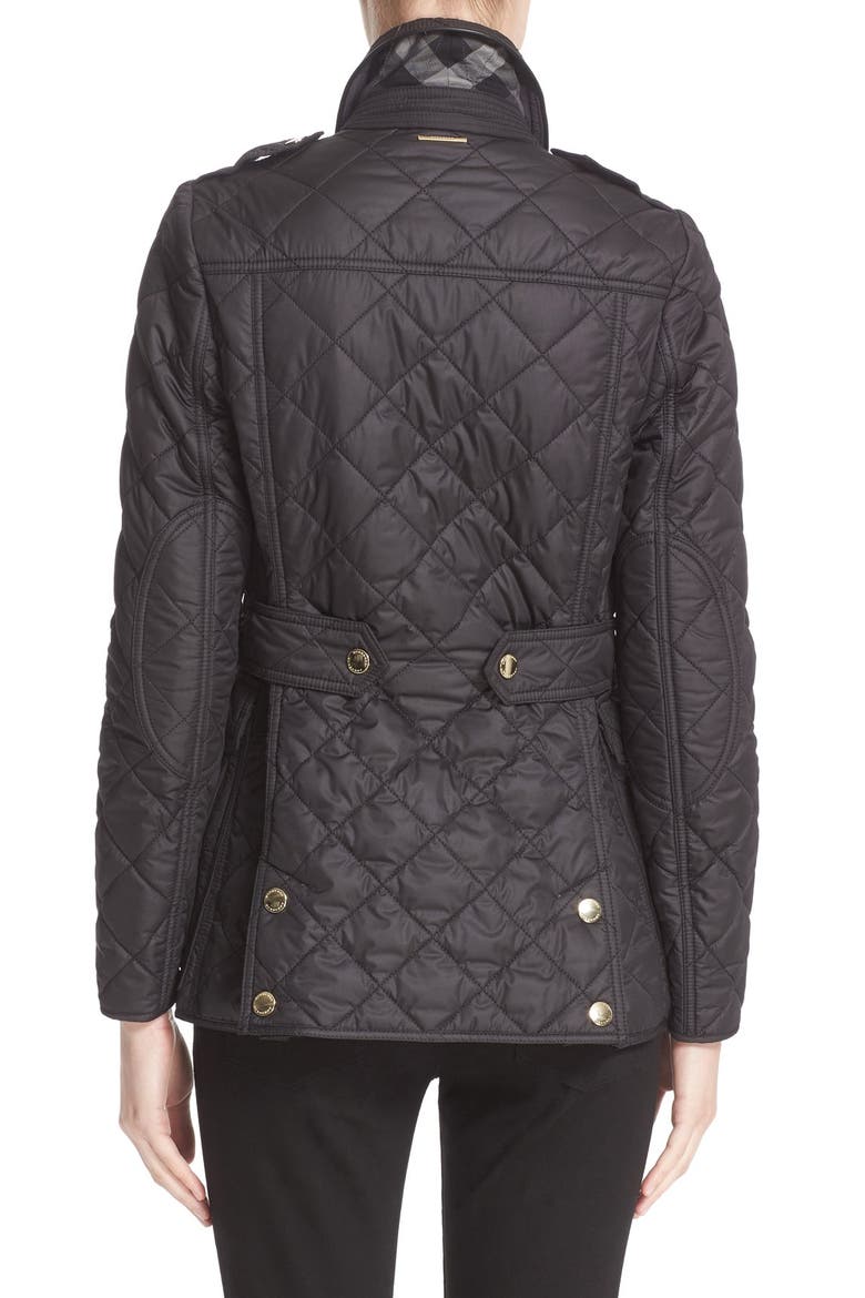 Westbridge Quilted Jacket, Alternate, color, BLACK