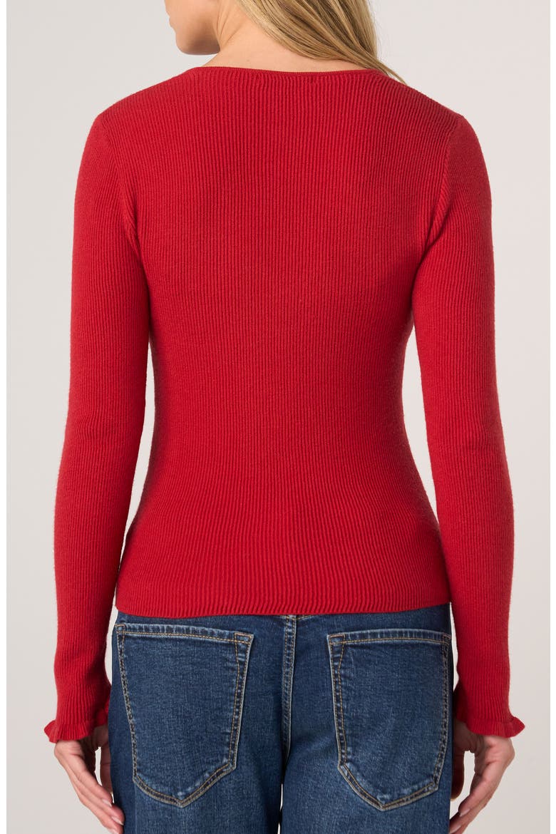 Rib Sweater, Alternate, color, SUNDANCE RED