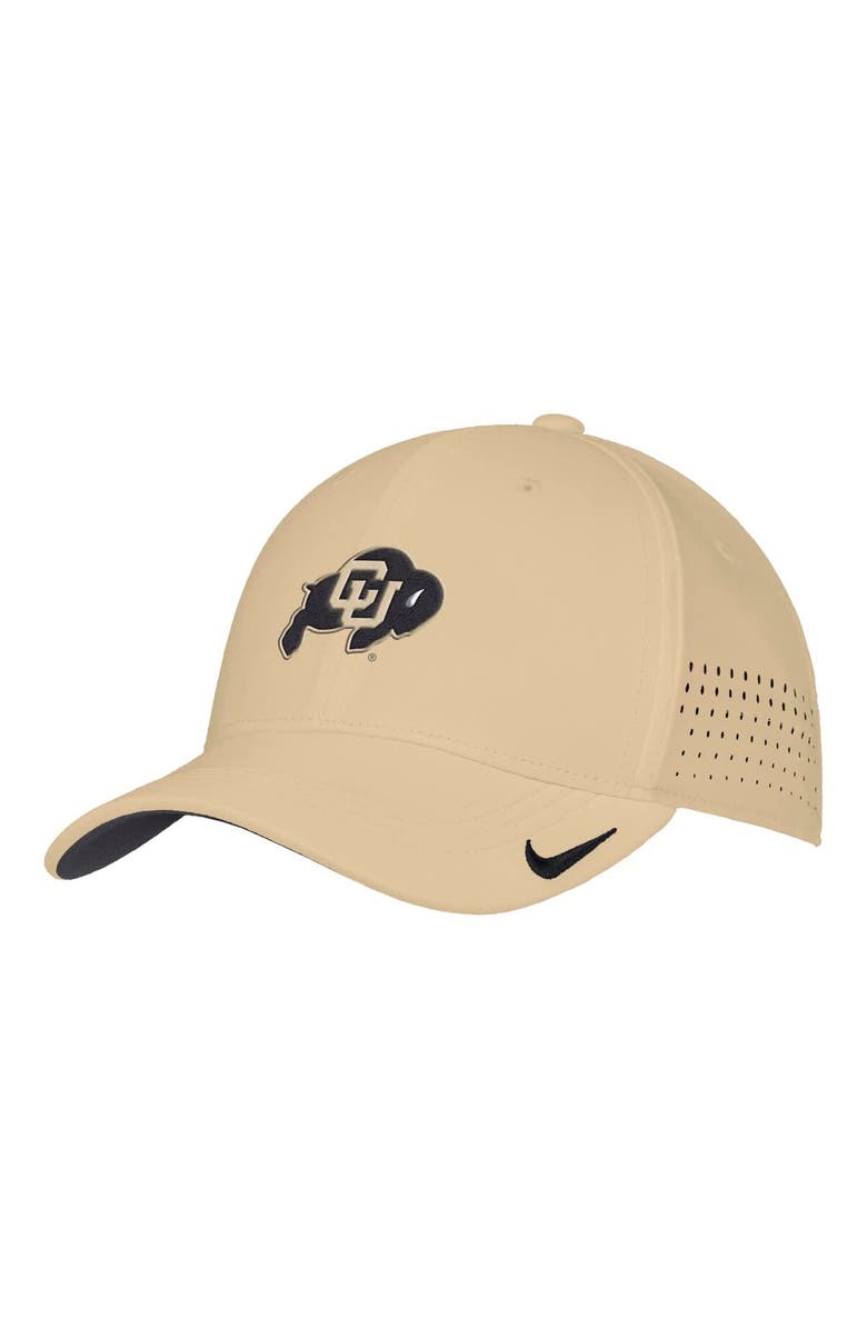 Nike Men's Nike Gold Colorado Buffaloes 2025 On-Field Performance Flex Hat, Alternate, color, Gold