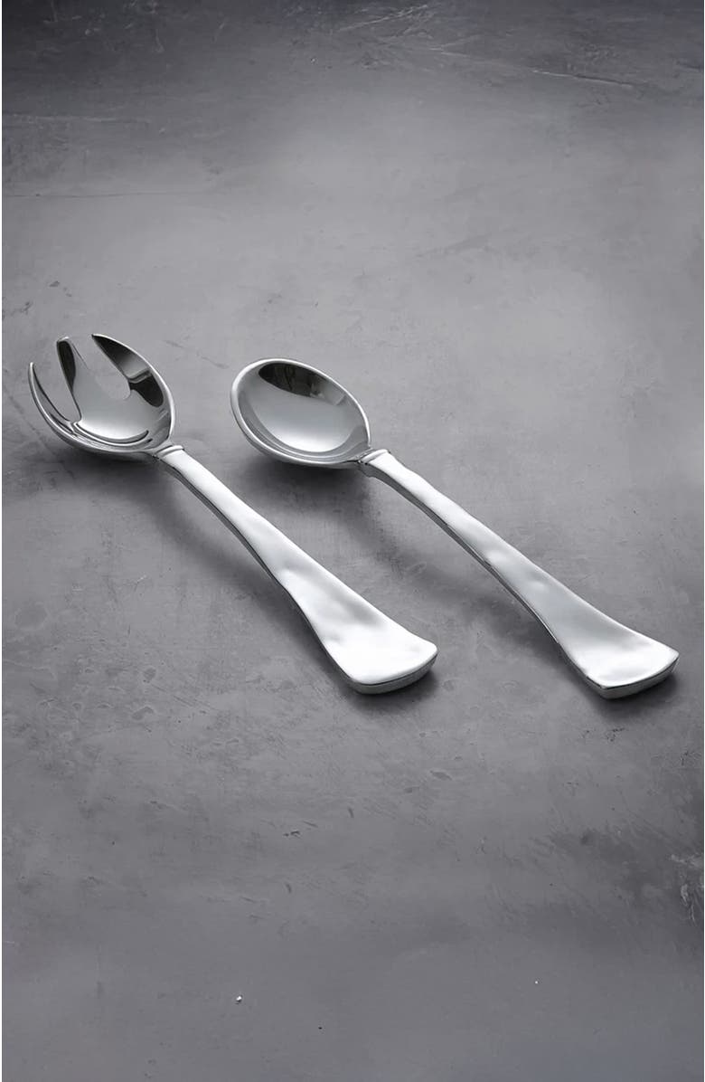 BEATRIZ BALL Collection Soho Large Salad Servers, Alternate, color, Silver