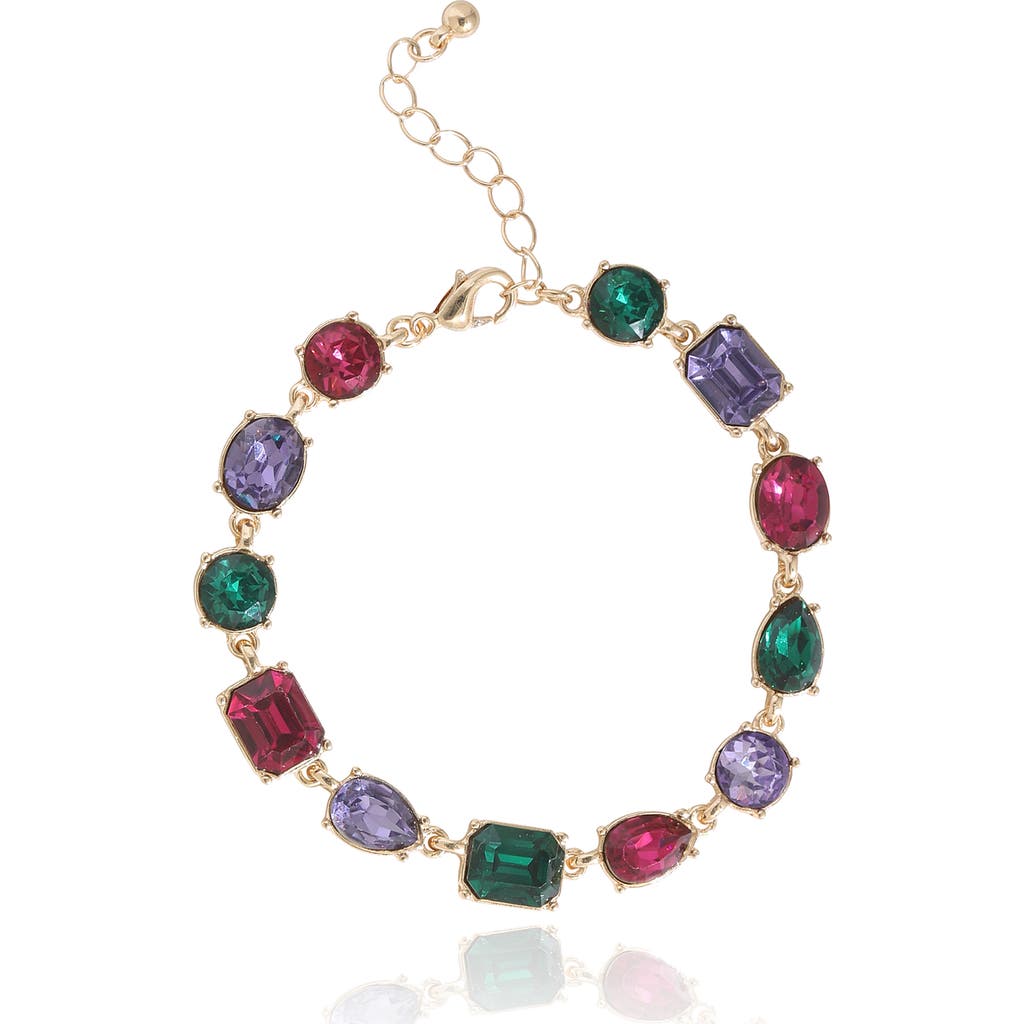 Bcbg Multi-stone Gem Bracelet In Multi