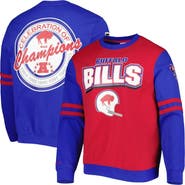 Mitchell & Ness Men's Mitchell & Ness Red Buffalo Bills All Over 2.0 Pullover Sweatshirt