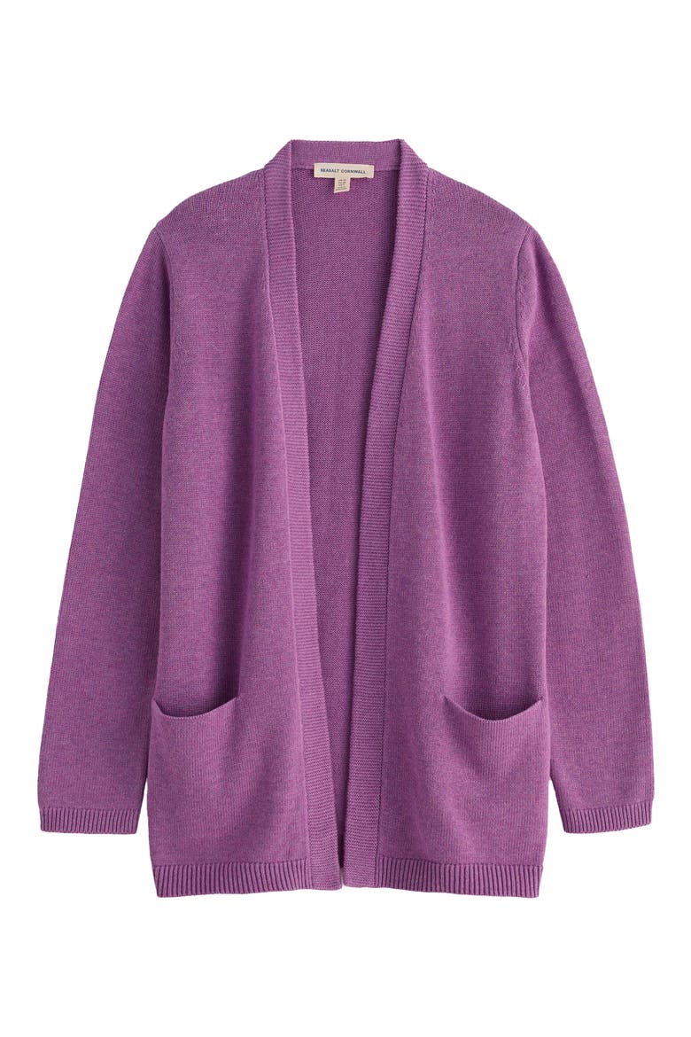 Riverboat Organic Cotton Cardigan, Alternate, color, ORCHID