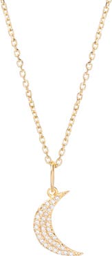 Brook and York Adeline Moon Pendant Necklace