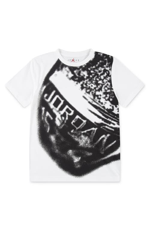 Shop Jordan Kids' Mvp Rings Cotton Graphic T-shirt In Sail