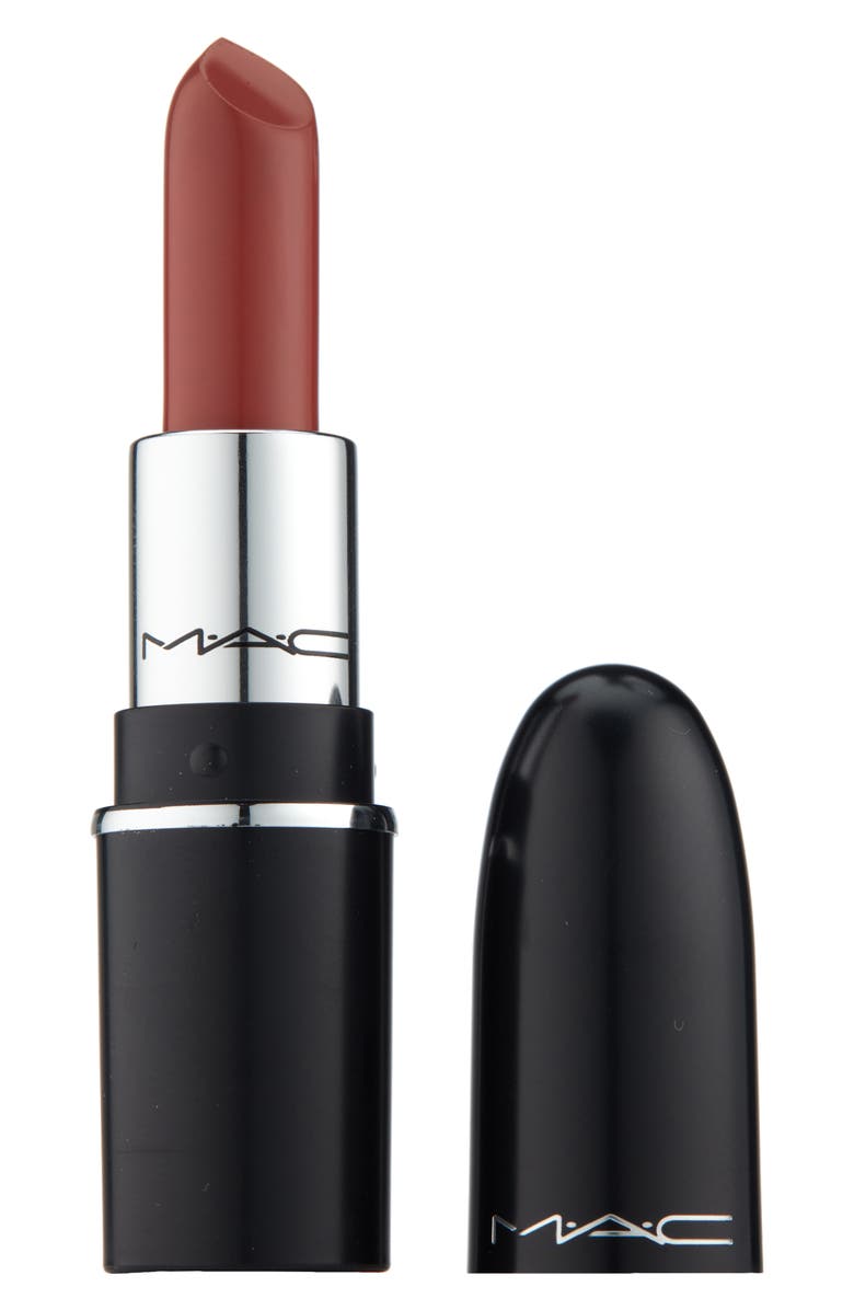 MAC Cosmetics Mini MACximal Silky Matte Lipstick, Main, color, Warm Teddy