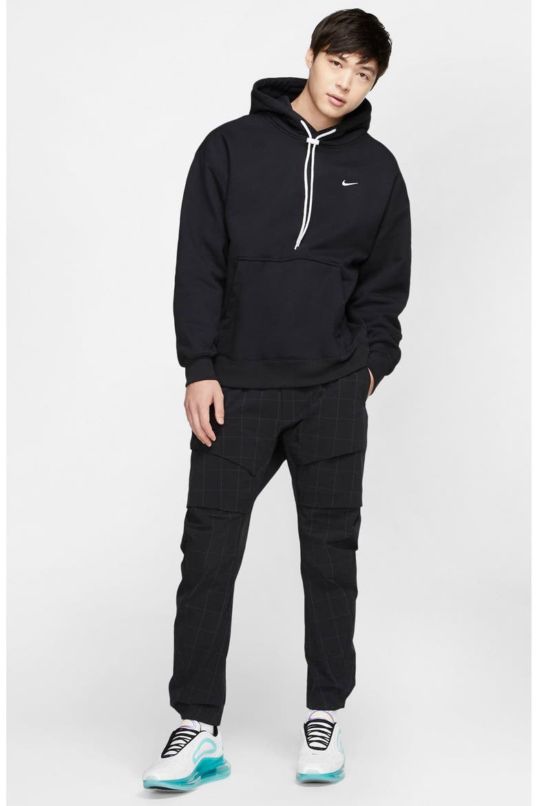 Hooded Sweatshirt, Alternate, color, BLACK/ WHITE