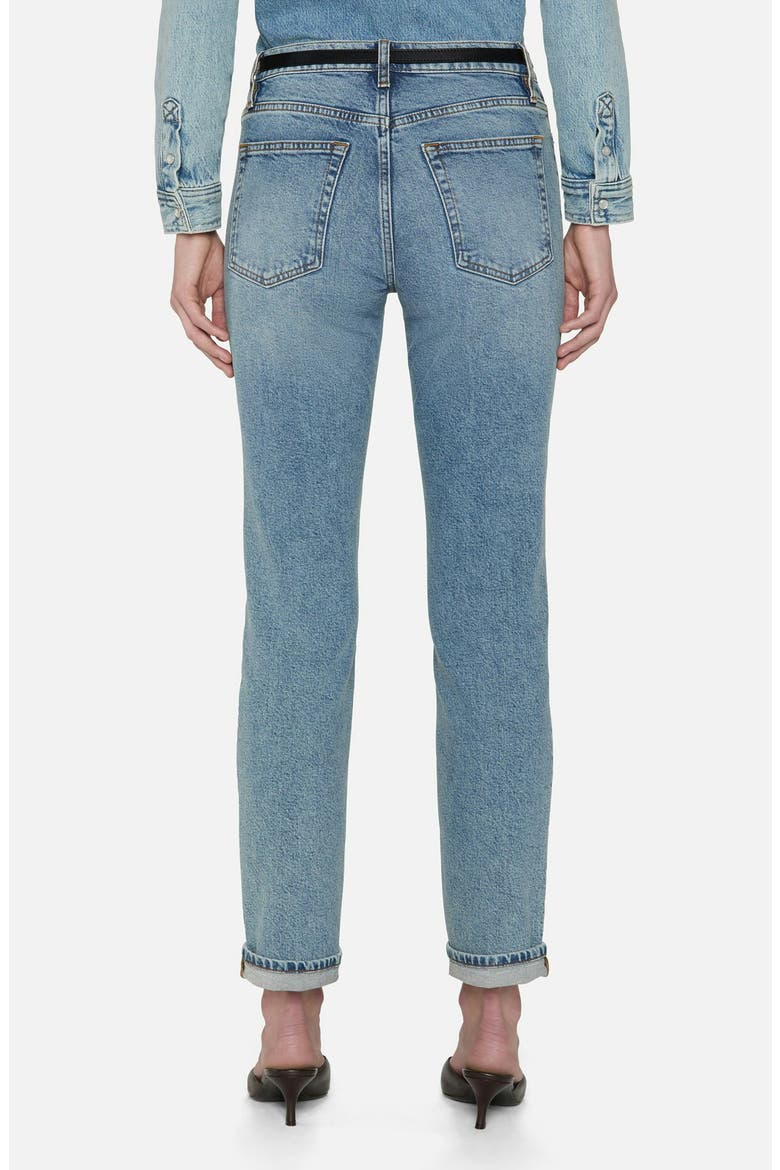 The Borrowed Mid Rise Boyfriend Jeans, Alternate, color, RICOCHET