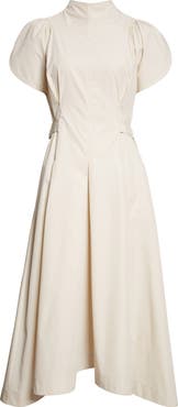 3.1 Phillip Lim Puff Sleeve Midi Dress
