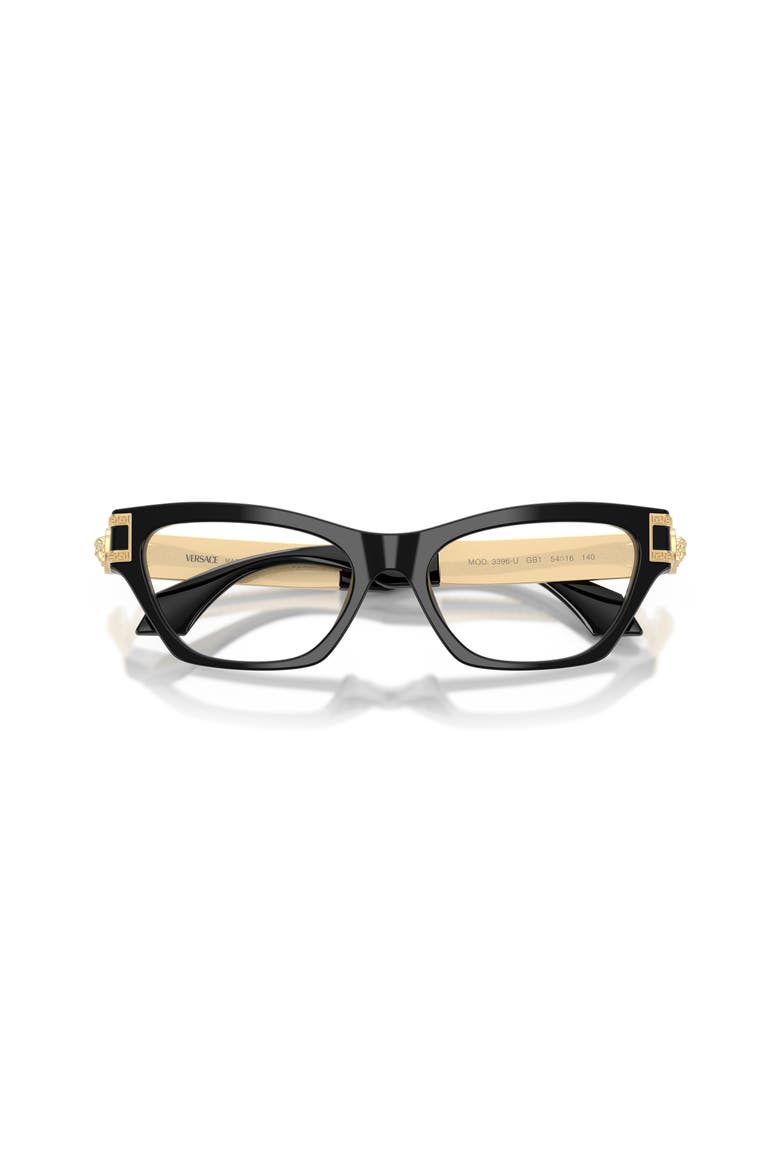 54mm Cat Eye optical glasses, Alternate, color, Black