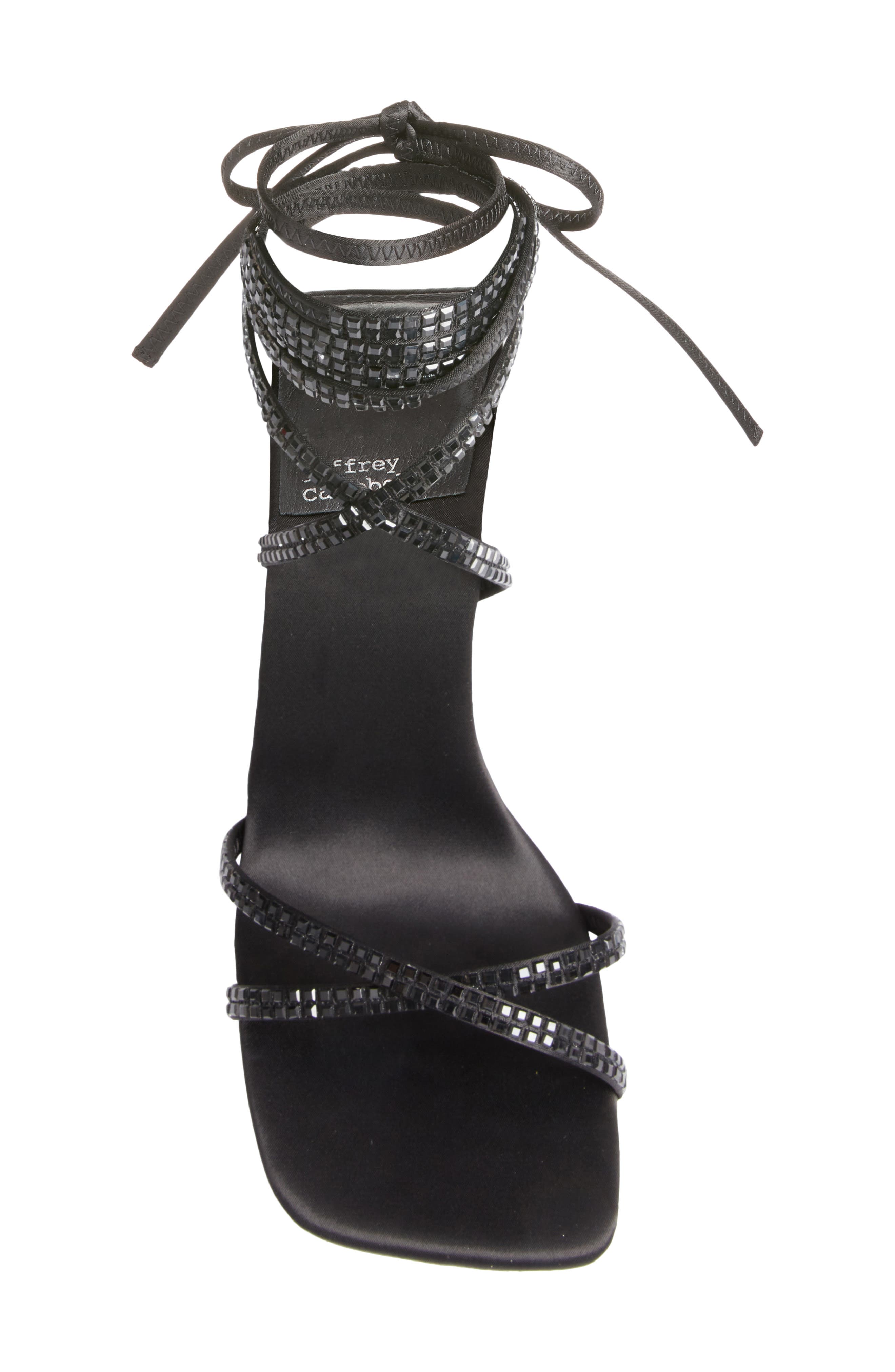 Jeffrey Campbell Jeffery Campbell Shimmer Strappy Ankle Tie Sandal, Alternate, color, 