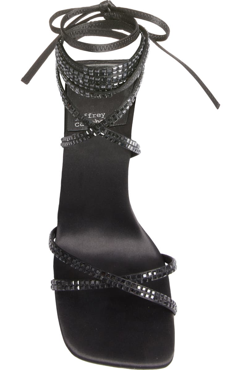 Jeffrey Campbell Jeffery Campbell Shimmer Strappy Ankle Tie Sandal, Alternate, color,