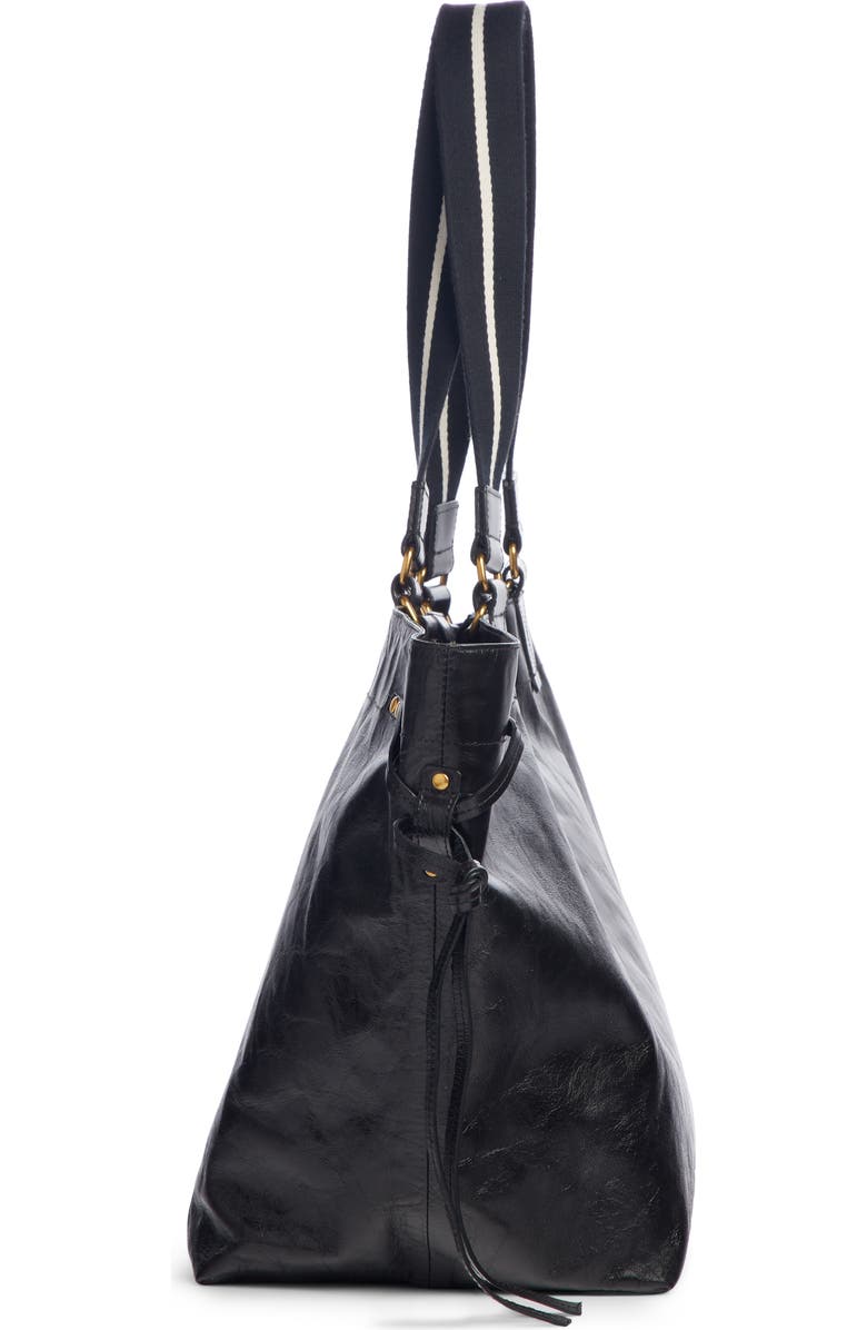 Isabel Marant Wardy New Leather Shopper Tote, Alternate, color,