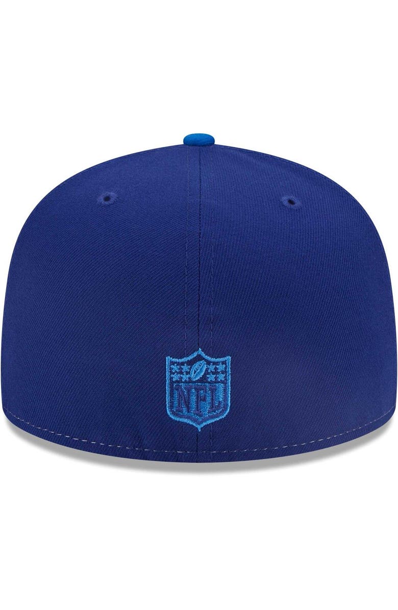 New Era Men's New Era Royal Los Angeles Rams Tri-Tone 59FIFTY Fitted Hat, Alternate, color, 