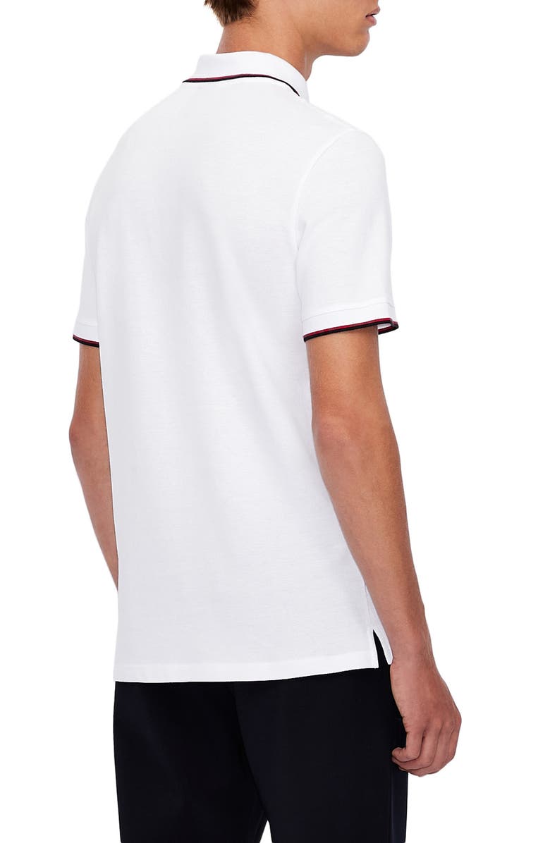 Armani Exchange Tipped Piqué Polo, Alternate, color, 