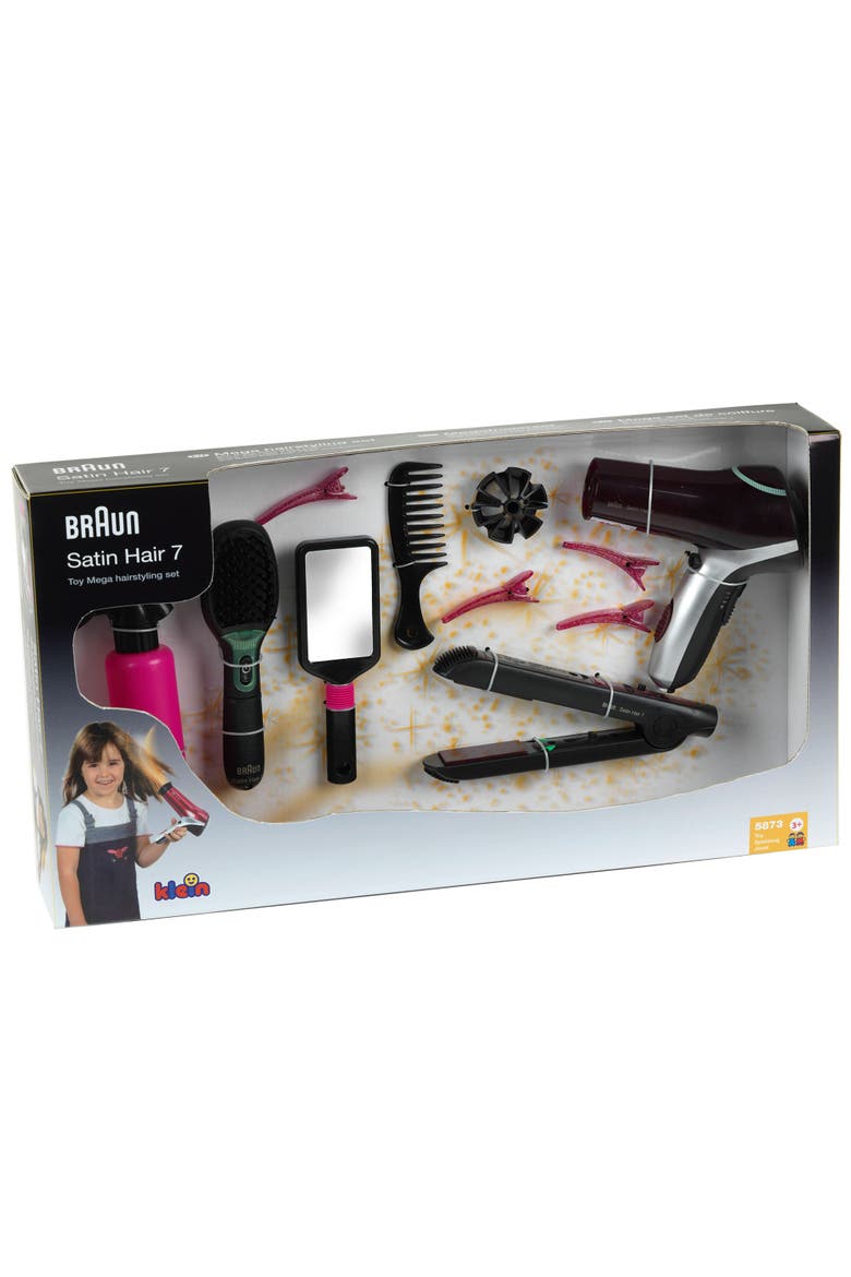 Satin Hair 7 Toy Mega Hairstyling Set, Main, color, Multicolored