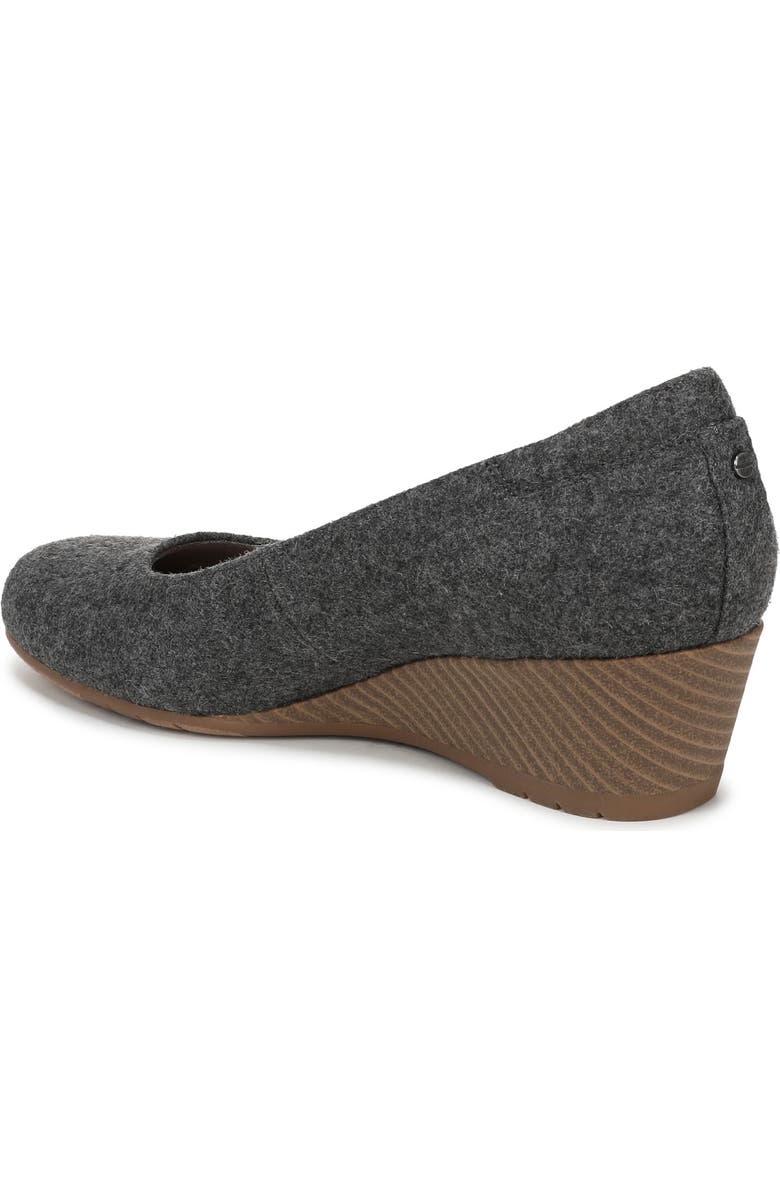 Dr. Scholl's Be Flex Wedge Pump, Alternate, color, Charcoal