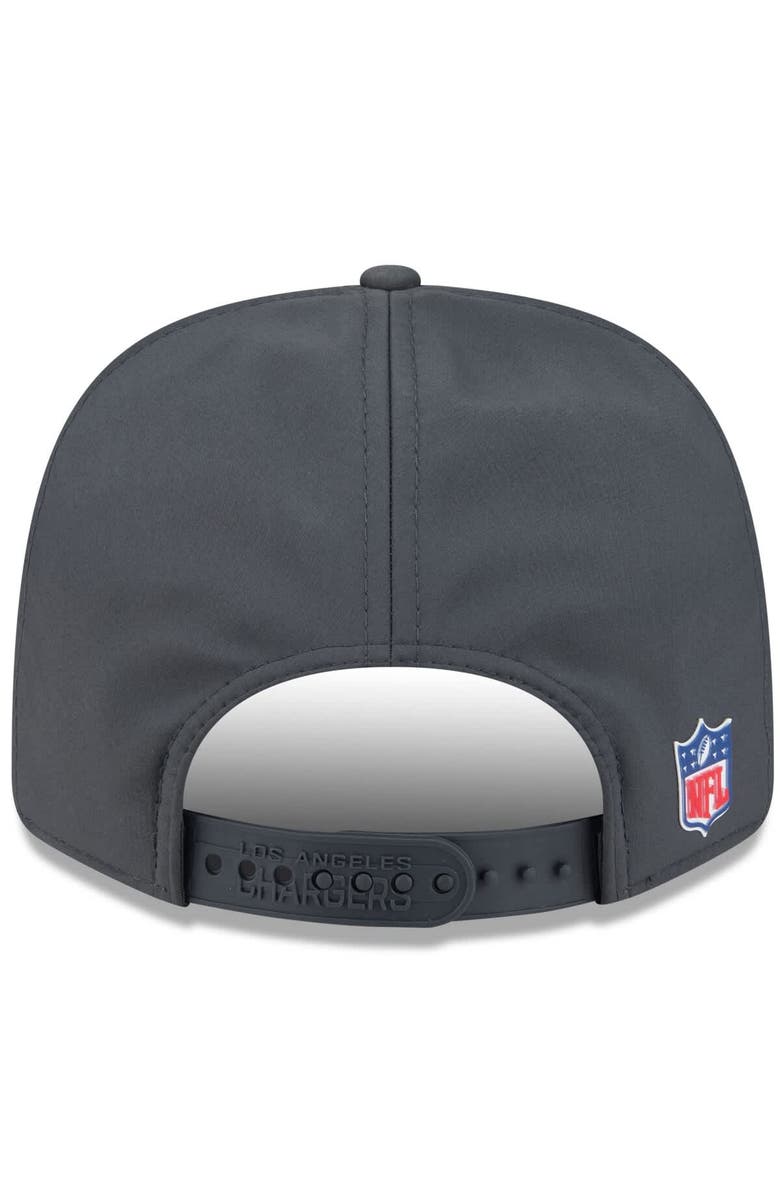 New Era Men's New Era Charcoal Los Angeles Chargers 2025 Sideline Cold Weather 9SEVENTY Adjustable Hat, Alternate, color, 