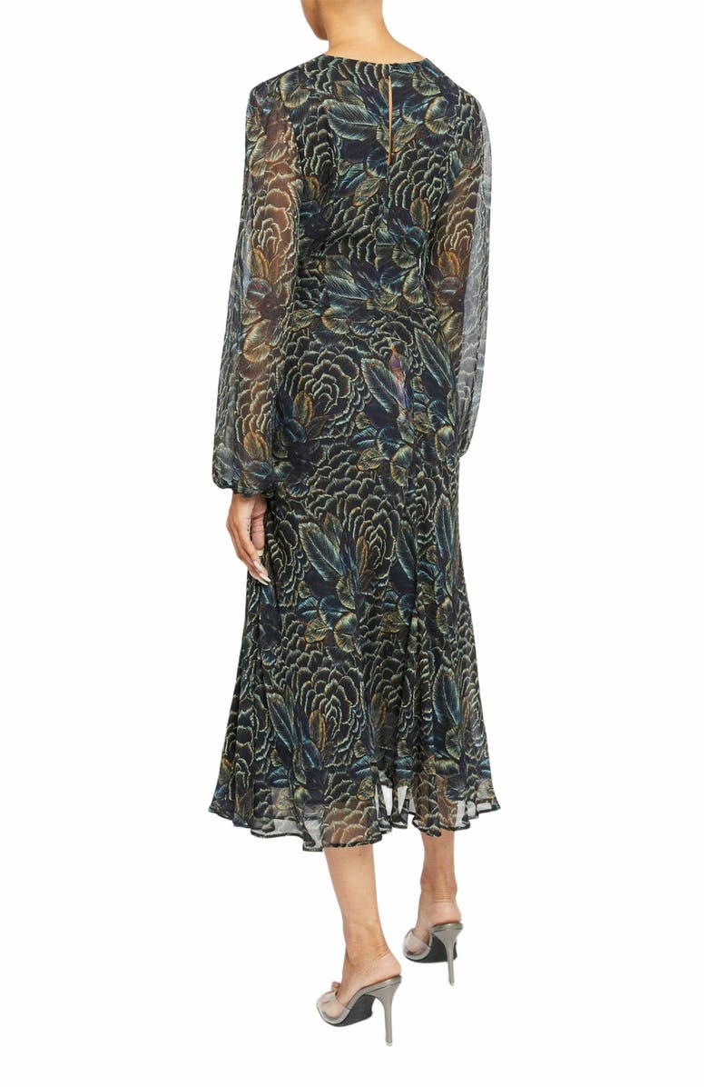 Santorelli CALLIE Long Sleeve Fit and Flare Midi Dress, Alternate, color,