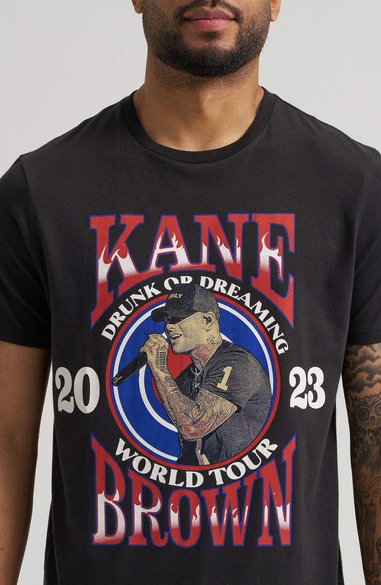 Wrangler Kane Brown Graphic T-Shirt, Alternate, color, Jet Black