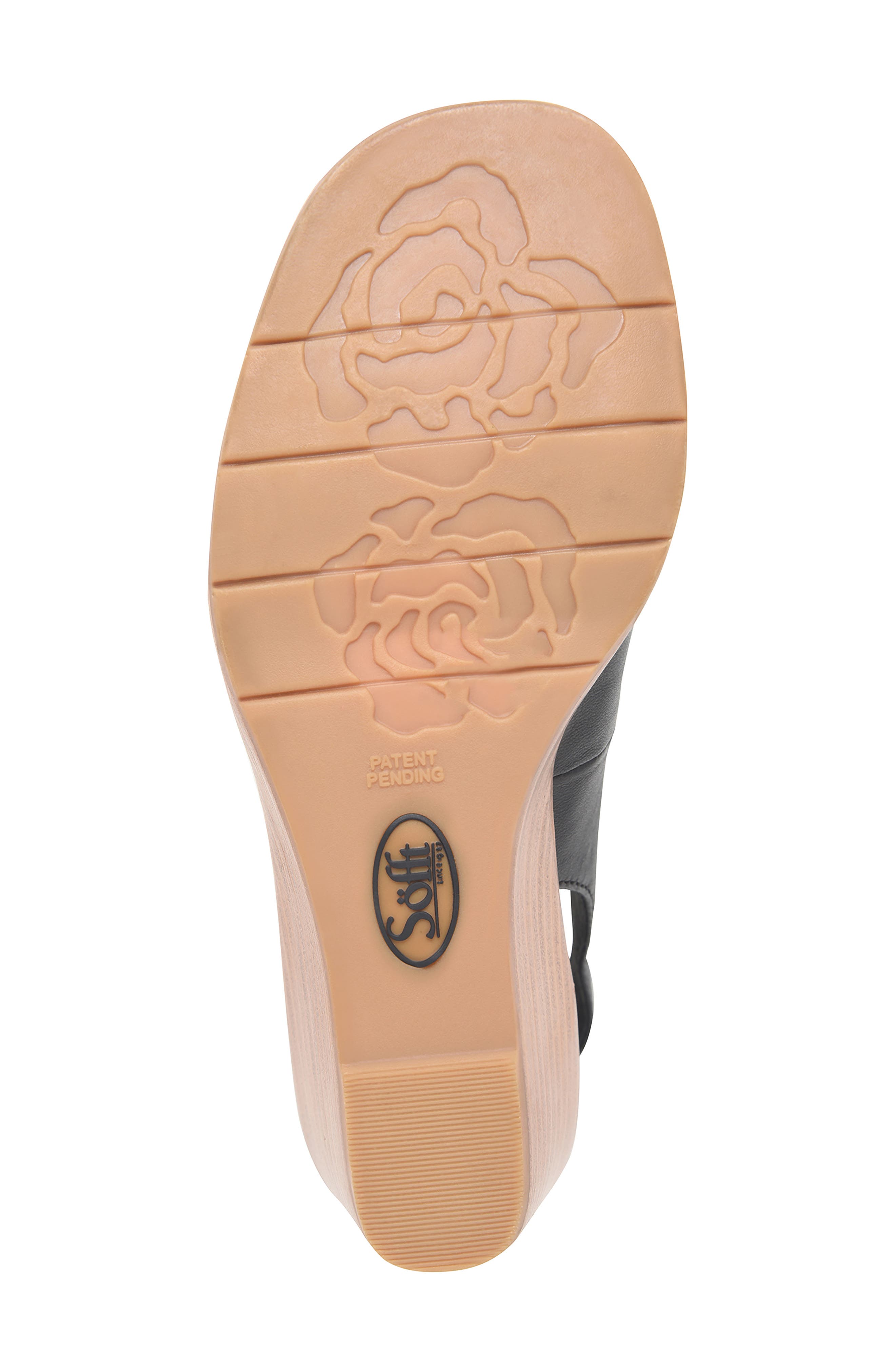 Söfft Gabriella Slingback Peep Toe Wedge Sandal, Alternate, color, 