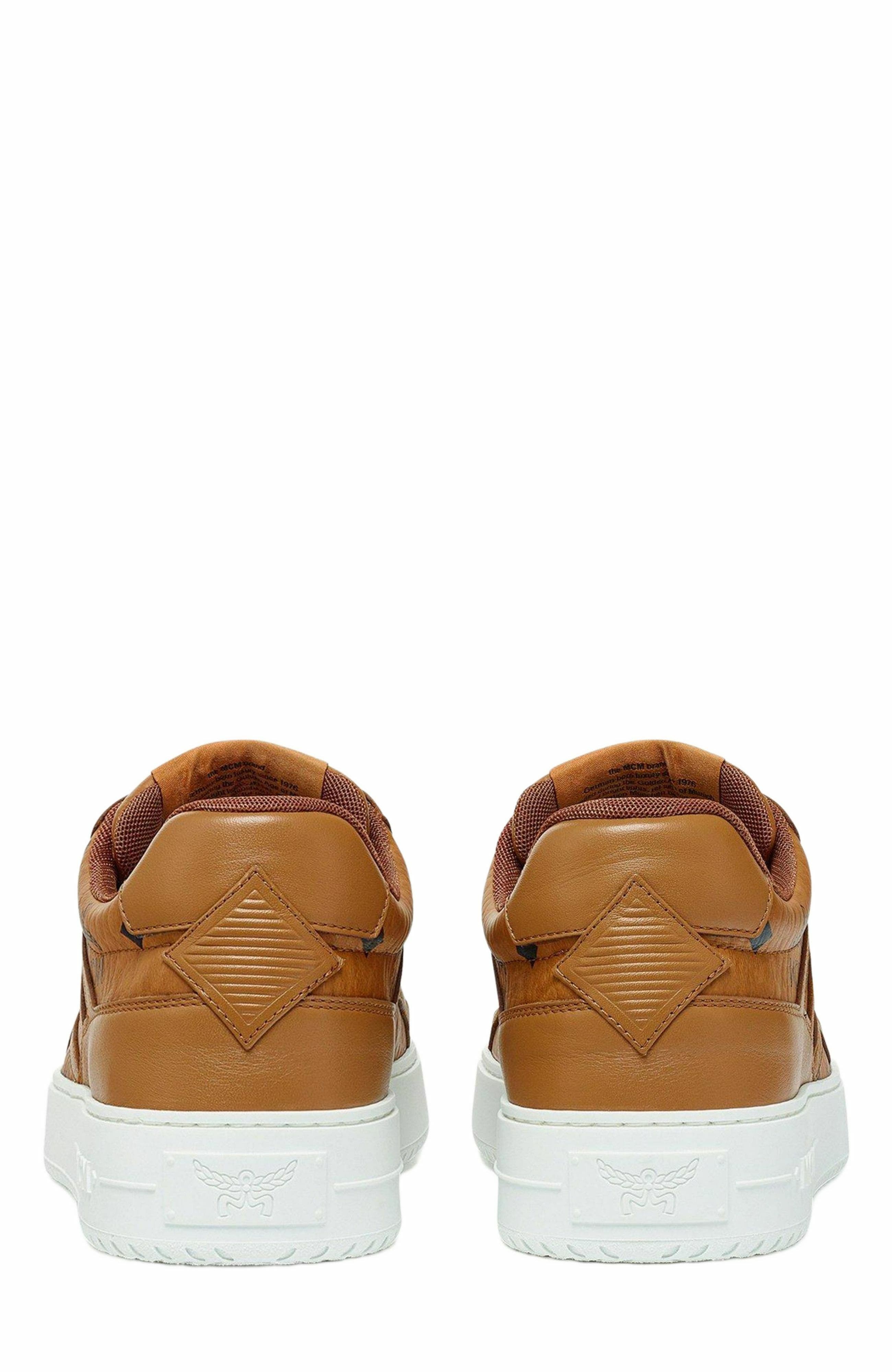 MCM Neo Terrain Lo Sneakers in Visetos, Alternate, color, 