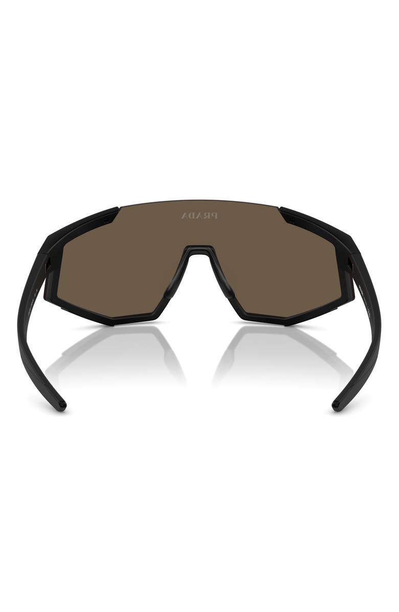 Prada Linea Rossa 137mm Pillow Shield Sunglasses, Alternate, color,