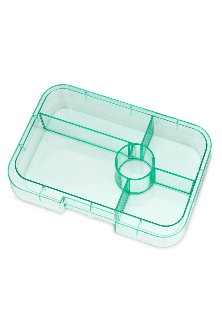 Tapas Bento-Style Leakproof Lunch Box 5 Compartments, Alternate, color, Bali Aqua