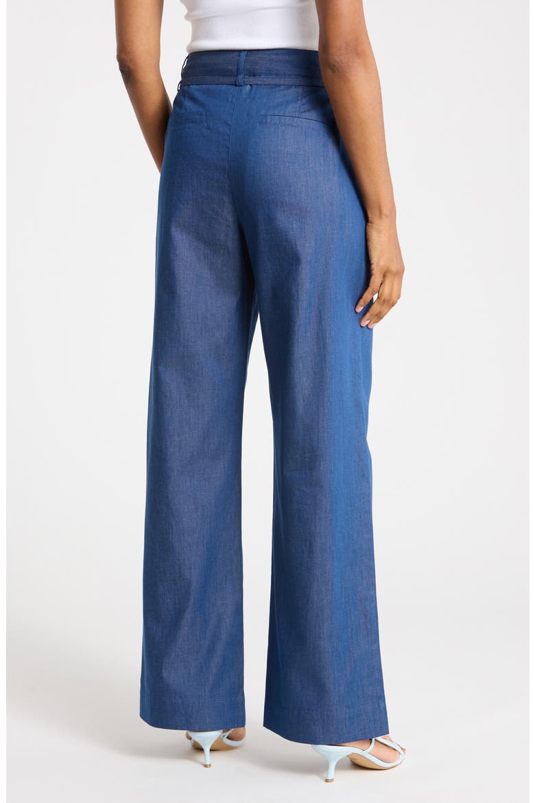 Felicity Tie Wide Leg Pants, Alternate, color, DEEP BLUE