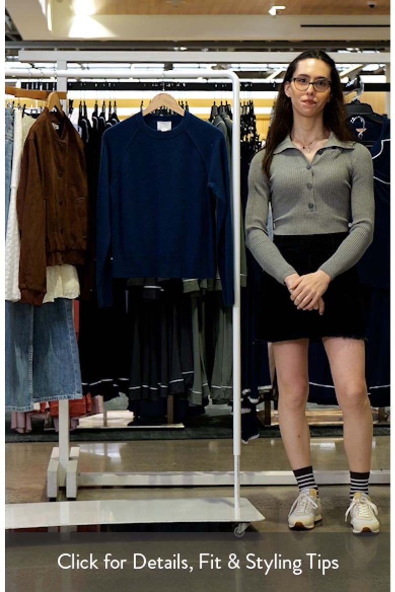 Wool & Cashmere Raglan Sweater video