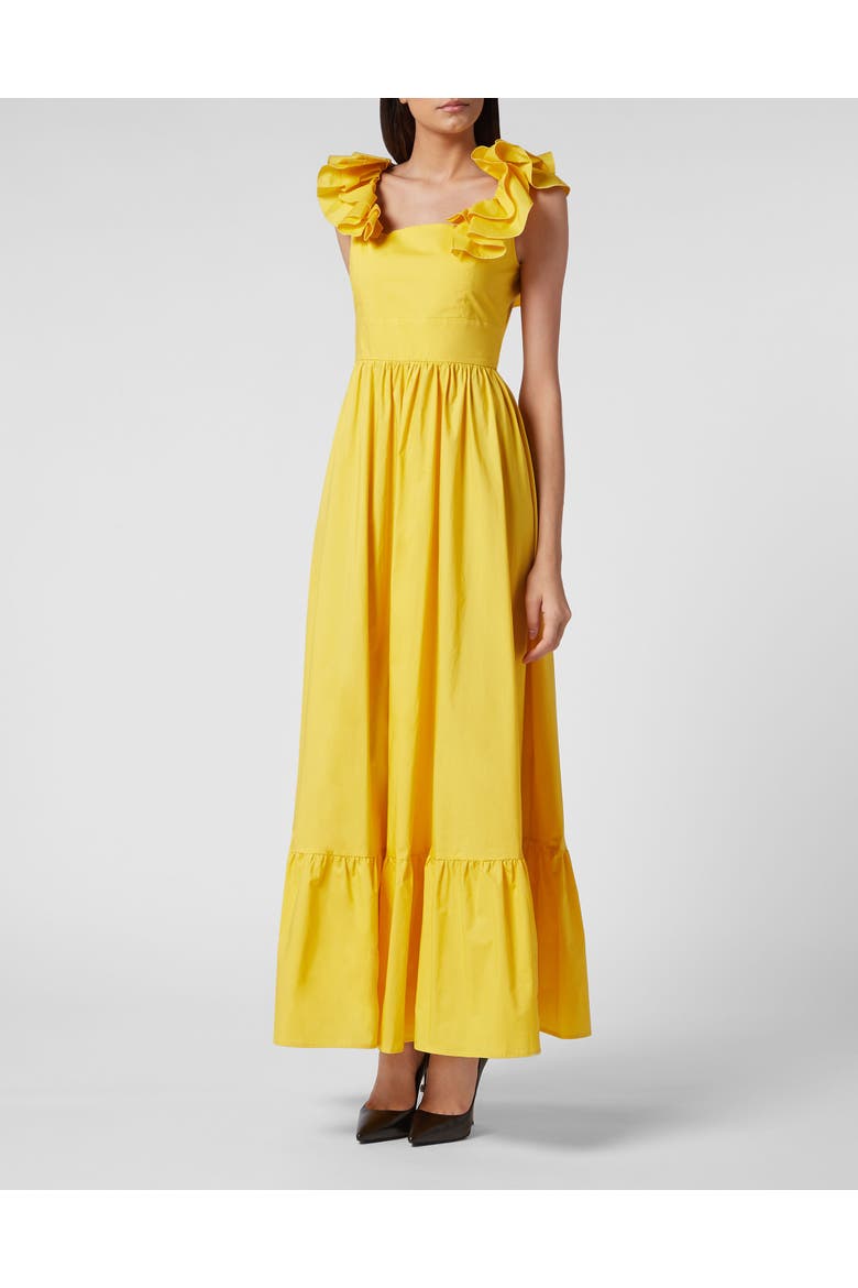 Long Dress Women, Main, color, yellow