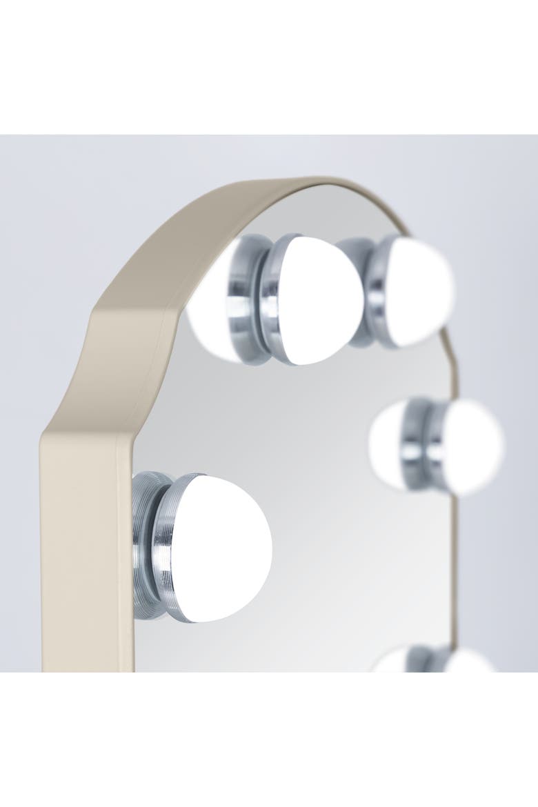 Scalloped Edge Hollywood LED Vanity Mirror, Alternate, color, Neutral