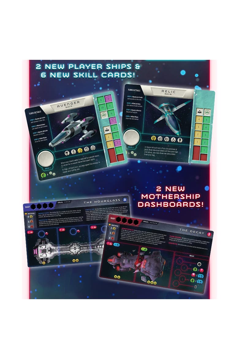 Anomaly Expansion Bagbuilding Strategy Game, Ages 10+, Alternate, color, Multicolored