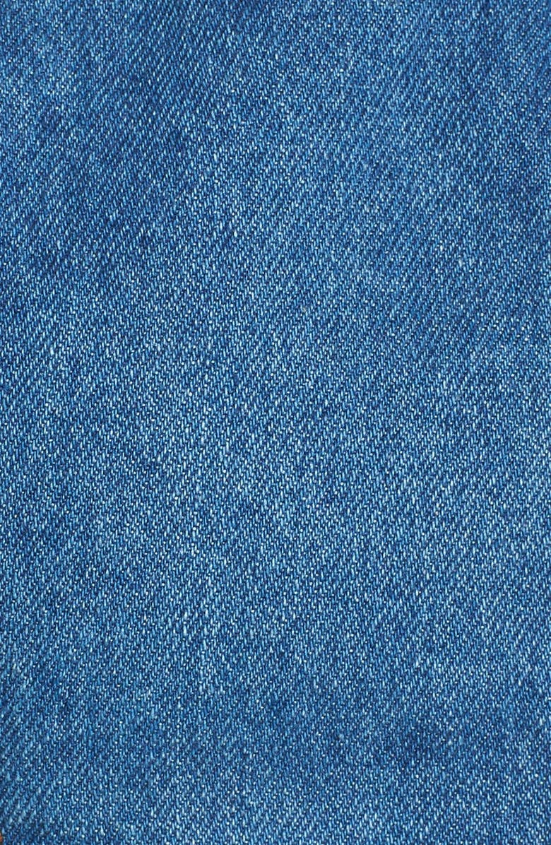 ASTR the Label ASTR 'Josefa' Denim Crop Top, Alternate, color, 